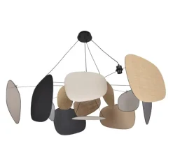 Suspension*Market Set Suspension, Screen 70's 4l XXL, , Ø150cm, H75cm - lin, noir