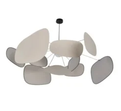 Suspension*Market Set Suspension, Screen 70's XL, , Ø110cm, H45cm - lin bouleau