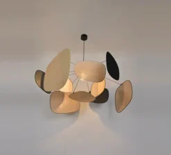 Suspension*Market Set Suspension, Screen 70's XL, , Ø110cm, H45cm - lin, noir