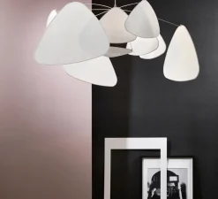 Suspension, Screen XL, Murano , blanc, Ø110cm, H60cm - Market Set