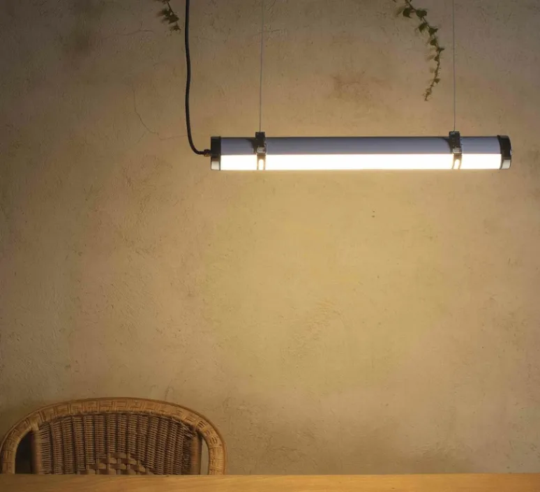 Suspension*Faro Suspension, Scuba, , IP66, LED, 3000K, 3200 lm, Ø7cm, l60cm - chrome