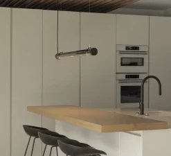 Suspension*Faro Suspension, Scuba Louver 120, , IP65, LED, 2700K, 1575 lm, L120cm, H7cm - noir