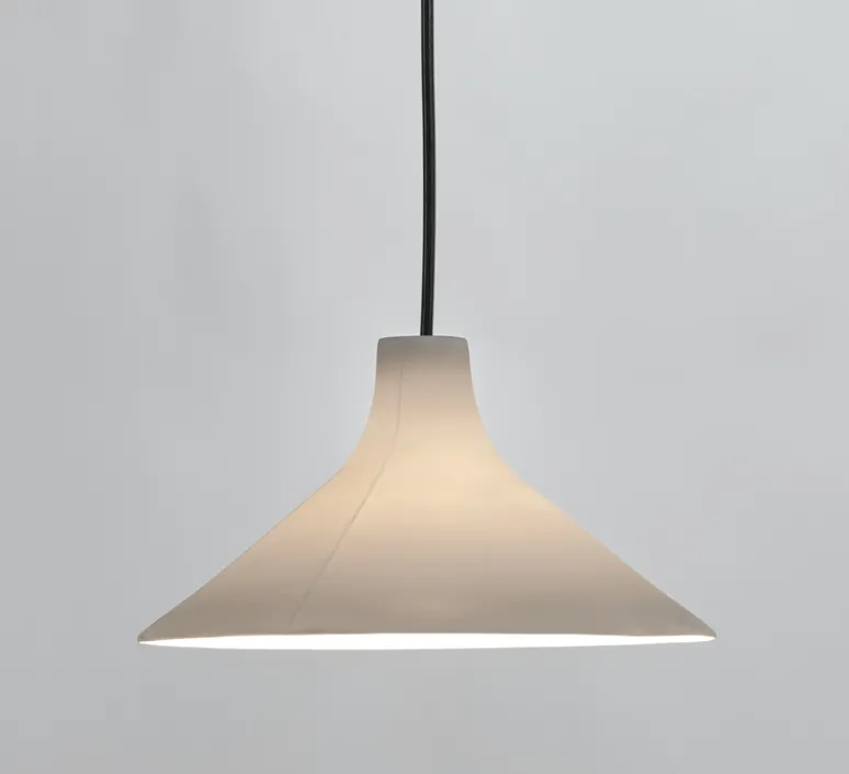 Suspension*Serax Suspension, Seam lamp M, , Ø25cm, H14cm - Noir et blanc