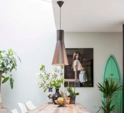 Suspension*Secto Design Suspension, Secto 4200, câble, , H60cm - noyer
