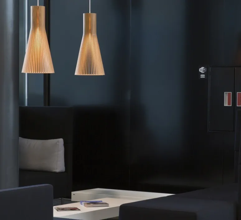 Suspension*Secto Design Suspension, Secto 4200, câble, , H60cm - noyer