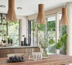 Suspension*Secto Design Suspension, Secto 4201, , H45cm, Ø25cm - noyer