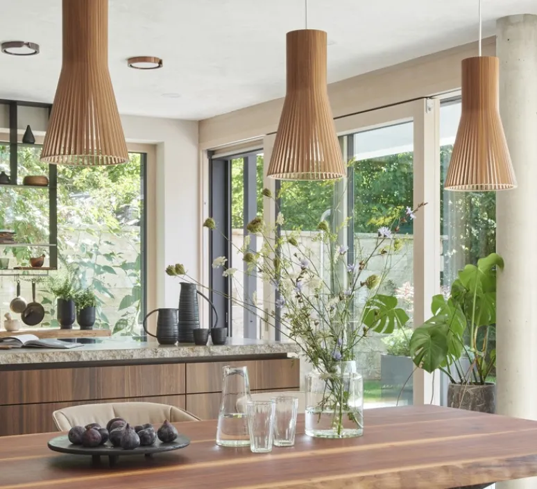 Suspension*Secto Design Suspension, Secto 4201, , H45cm, Ø25cm - noyer