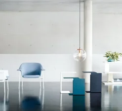 Suspension, Selene 30, transparent, cuivre , Ø30cm - Classicon