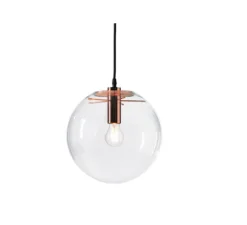 Suspension, Selene 45, transparent, cuivre , Ø45cm - Classicon