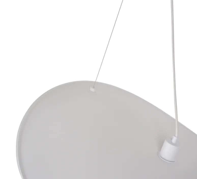 Suspension*Market Set Suspension, Selenitis D78, filin,, Ø78cm, H16cm - blanc