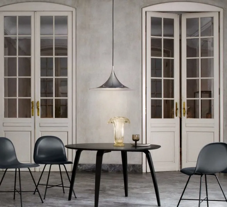 Suspension*Gubi Suspension, Semi 60, , Ø60cm, H30cm - chrome