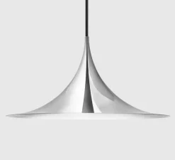 Suspension*Gubi Suspension, Semi 60, , Ø60cm, H30cm - chrome