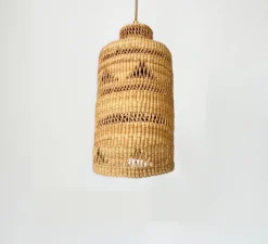 Suspension, Shadow Tube, naturel, Ø17cm, H45cm - Golden Editions