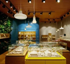 Suspension*Brokis Suspension, Shadows, , dimmable, Ø28cm, H12,3cm - blanc