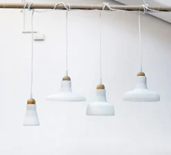 Suspension*Brokis Suspension, Shadows, , dimmable, Ø28cm, H12,3cm - blanc