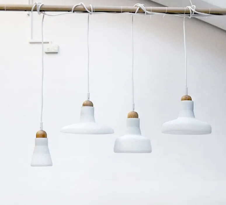 Suspension*Brokis Suspension, Shadows, , dimmable, Ø28cm, H12,3cm - blanc