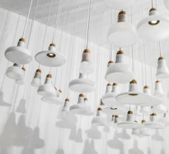 Suspension, Shadows, blanc, dimmable, Ø25cm, H15,9cm - Brokis