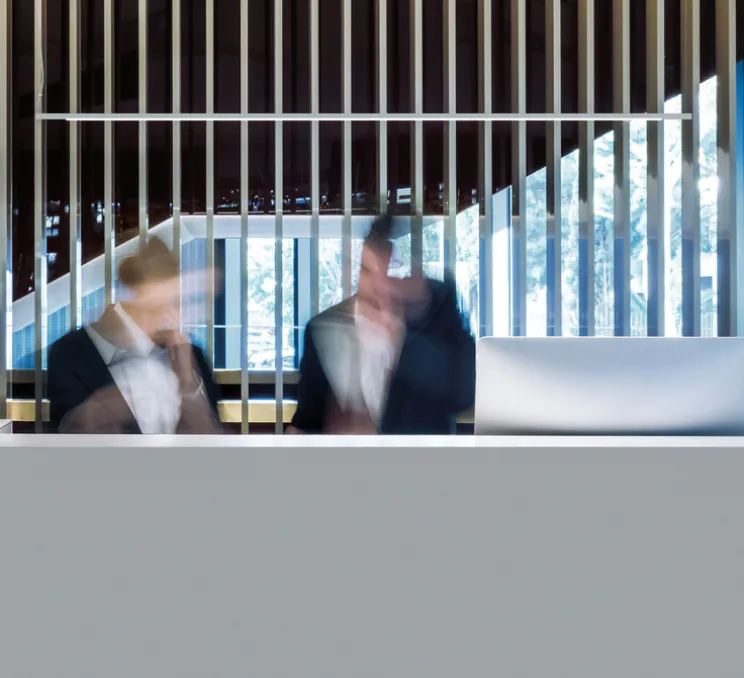 Suspension, Shanghai, blanc mat, LED, dim, 3000K, 619 lm, L125cm, H500cm - Davide Groppi