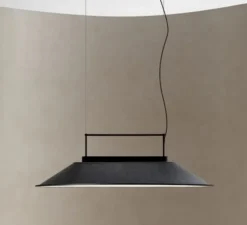 Suspension, Shoemaker, anthracite, LED, dim, 2700k, 3631 lm, L120,4cm, H30cm - LEDs C4