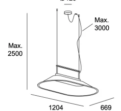 Suspension, Shoemaker, anthracite, LED, dim, 2700k, 3631 lm, L120,4cm, H30cm - LEDs C4
