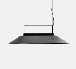 Suspension, Shoemaker, gris, LED, dim, 2700k, 3631 lm, L120,4cm, H30cm - LEDs C4