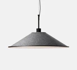 Suspension, Shoemaker, gris, LED, dim, 2700k, 1358 lm, Ø66,9cm, H25cm - LEDs C4