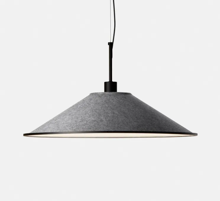 Suspension, Shoemaker, gris, LED, dim, 2700k, 1358 lm, Ø66,9cm, H25cm - LEDs C4