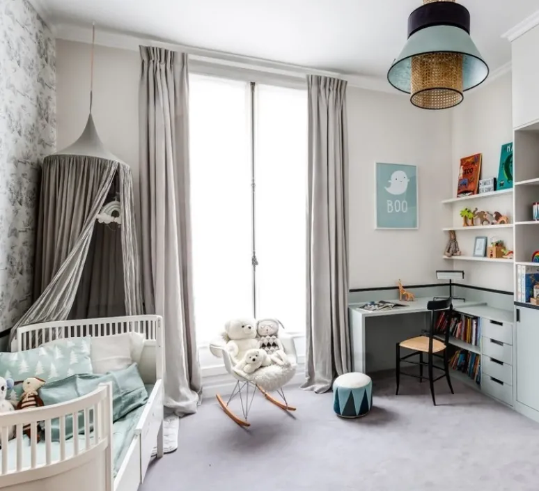 Suspension*Market Set Suspension, Singapour GM, , cannage, L42cm, Ø44cm - vert amande, gris