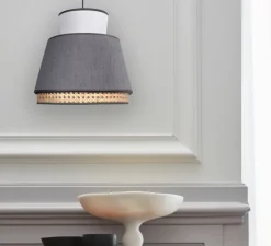 Suspension, Singapour M, gris, blanc, L40cm, Ø37,5cm - Market Set