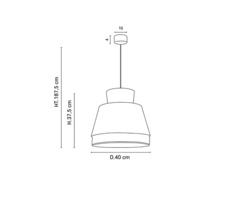 Suspension*Market Set Suspension, Singapour M, , Ø40cm, H37,5cm - Kaki, curry