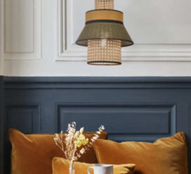 Suspension*Market Set Suspension, Singapour XML, Kaki, curry, Ø30cm, H32cm - kaki curry