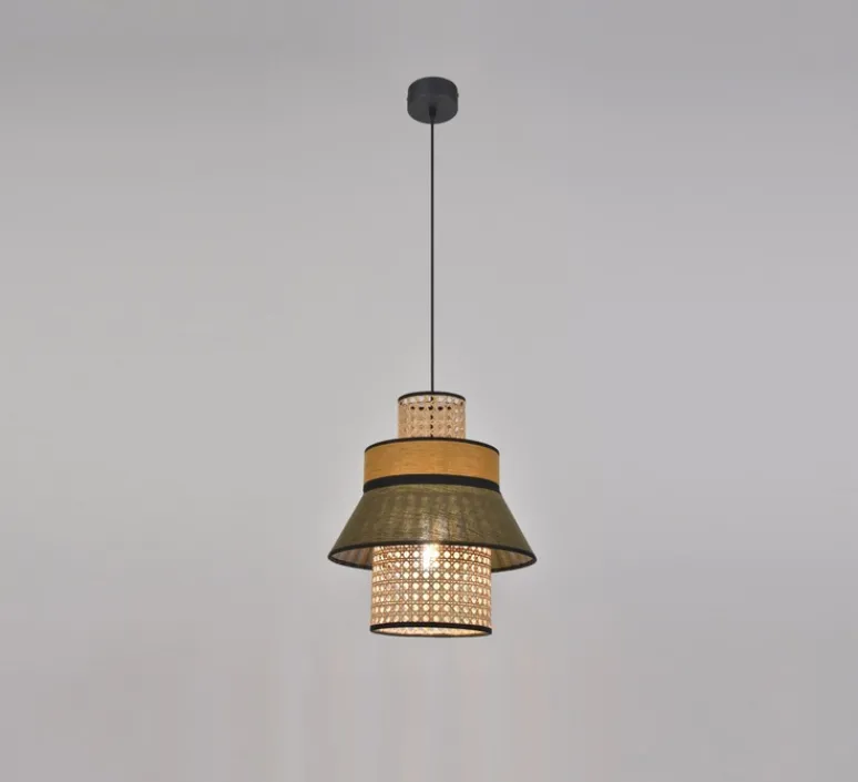 Suspension*Market Set Suspension, Singapour XML, Kaki, curry, Ø30cm, H32cm - kaki curry