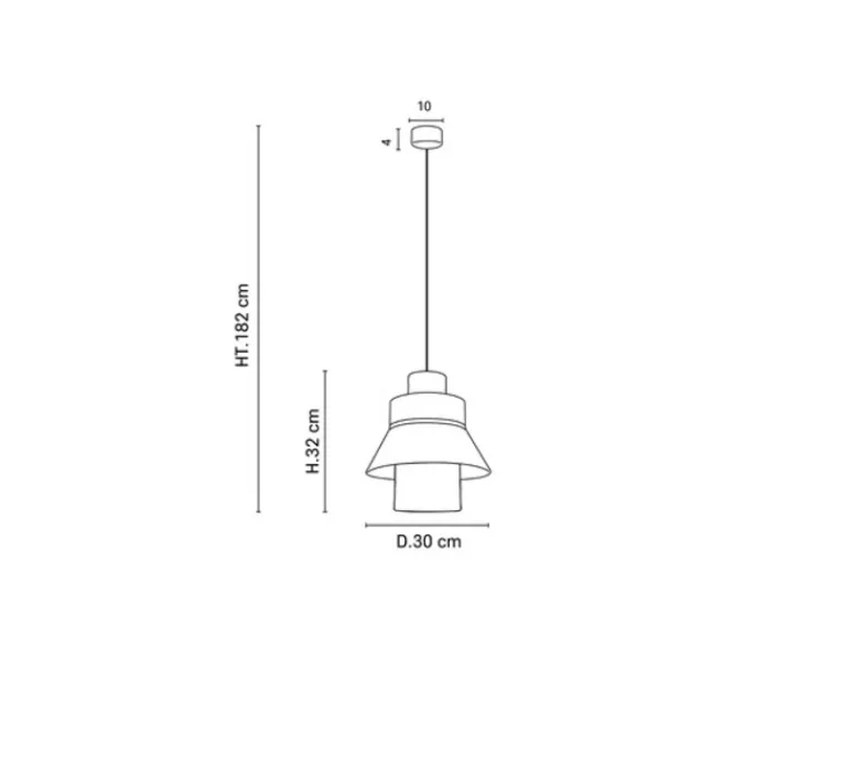 Suspension*Market Set Suspension, Singapour XML, Kaki, curry, Ø30cm, H32cm - kaki curry