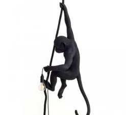 Suspension, Singe, Monkey Ceiling, noir, IP44, H76cm, Outdoor - Seletti