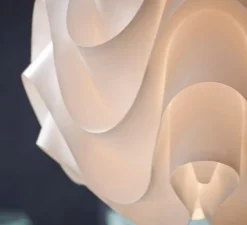 Suspension, Sinus Large, blanc, Ø44cm, H40cm - Le Klint