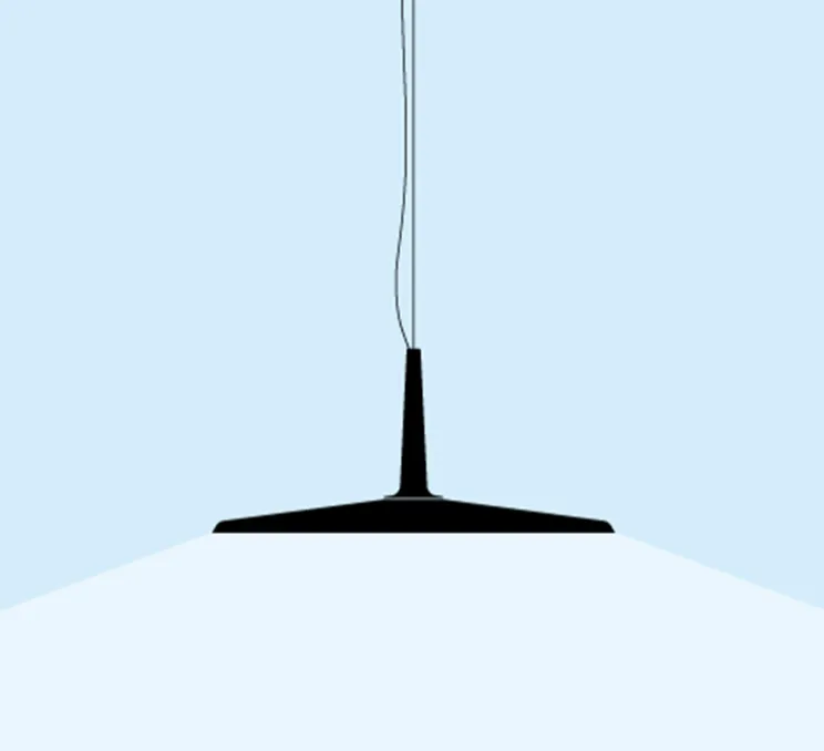 Suspension, Skan 0270, blanc, LED, 2700K, 1041lm, Ø30cm, H14cm - Vibia