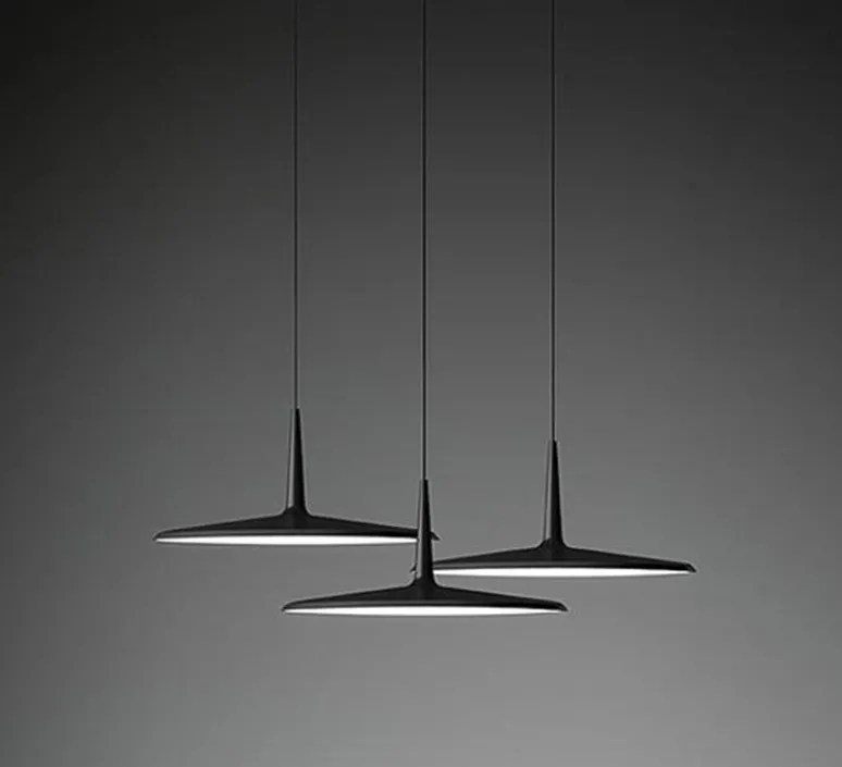 Suspension*Vibia Suspension, Skan 0270, , LED, 2700K, 712lm, Ø30cm, H14cm - noir