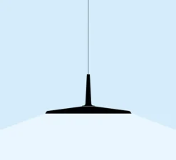 Suspension*Vibia Suspension, Skan 0270, , LED, 2700K, 712lm, Ø30cm, H14cm - noir