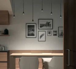 Suspension*Bover Suspension, Skybell Linear S/7L/20, , LED, 2700K, 2604lm, L182cm, H75cm - noir