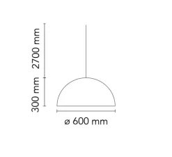 Suspension, Skygarden 1, or, Ø60cm, H30cm - Flos