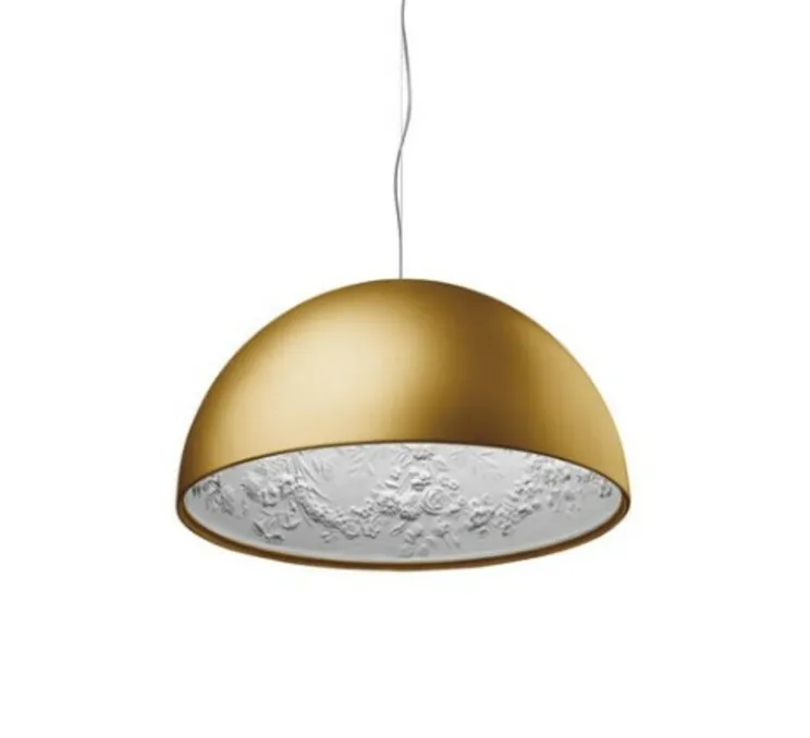 Suspension, Skygarden Small, blanc, or, Ø40cm, H19,7cm - Flos