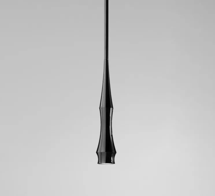 Suspension, Slend 01, noir ébène, Ø7,5cm, H65cm - Bover