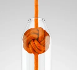 Enfants|Suspension*Vitamin Suspension, Small Knot, , H22,4cm, Ø14cm - orange