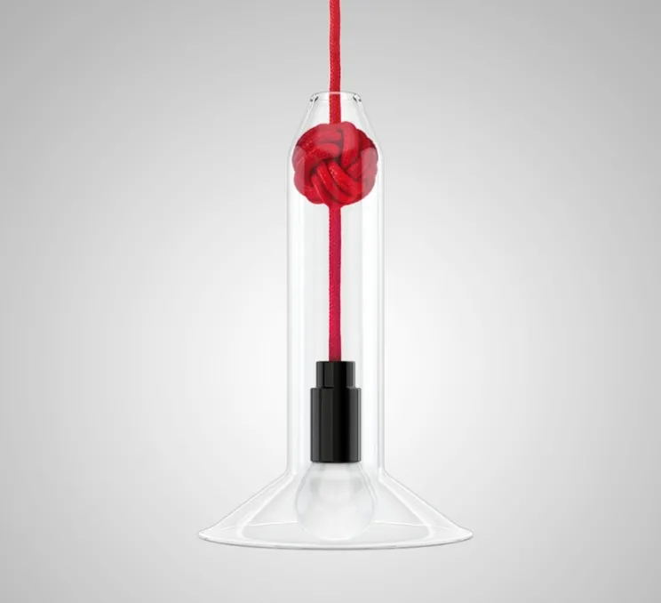 Suspension, Small Knot, rouge, H22,4cm - Vitamin