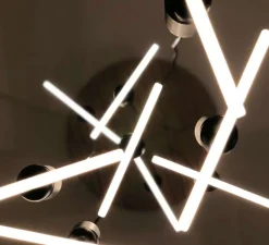 Suspension, Smile 3, blanc & noir, LED, 2000K, 400lm, dimmable, L22cm, H6cm - Beem