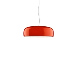 Suspension, Smithfield S Pro, rouge, Ø60cm, H21,5cm - Flos