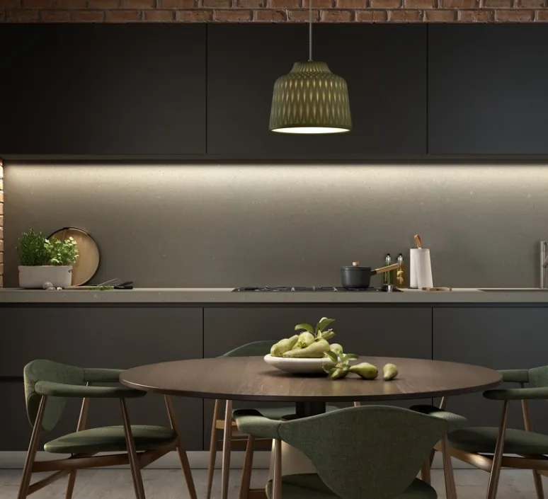 Suspension*Bover Suspension, Soft S/30, , Ø30cm, H24cm - gris olive