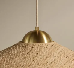 Suspension*Sarah Lavoine Suspension, Songe Grand Modèle, , Ø80cm, H20cm - Rabane, Laiton