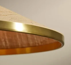 Suspension*Sarah Lavoine Suspension, Songe Grand Modèle, , Ø80cm, H20cm - Rabane, Laiton