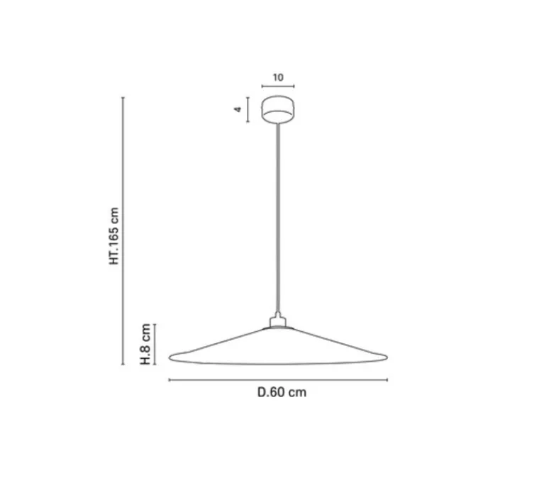 Suspension*Market Set Suspension, Sonia Laudet D60, , Ø60cm, H8cm - bleu nuit